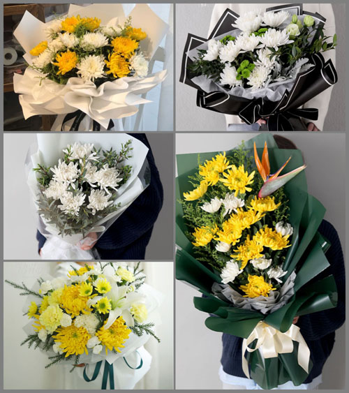 贵州毕节市威宁县中水镇新街村白事花束代送